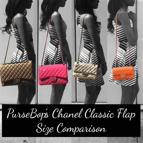 Chanel Classic Flap Bag Size Comparis